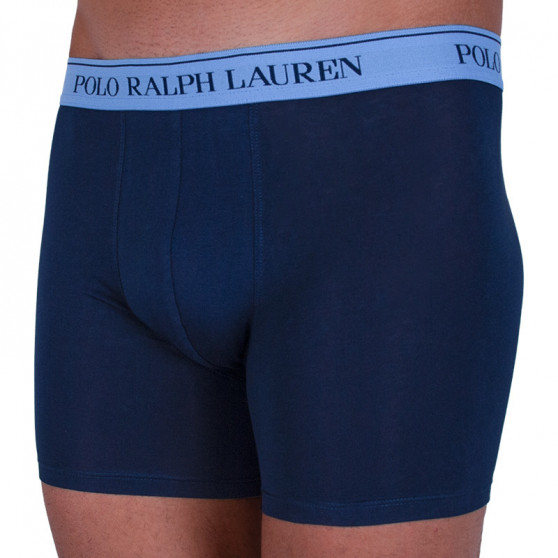 3PACK Boxershorts til mænd Ralph Lauren mørkeblå (714713772004)