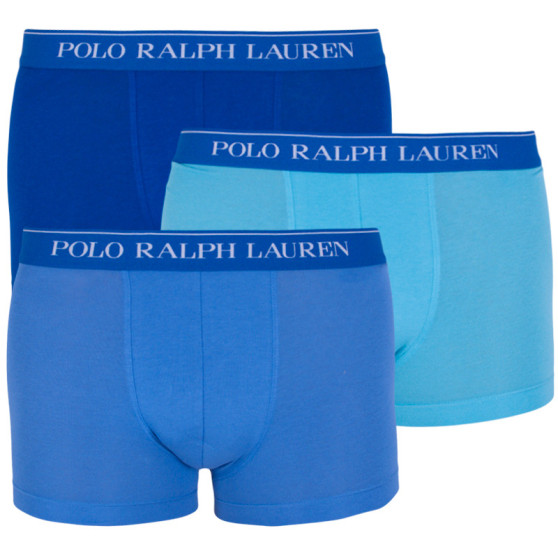 3PACK Boxershorts til mænd Ralph Lauren blå (714662050011)