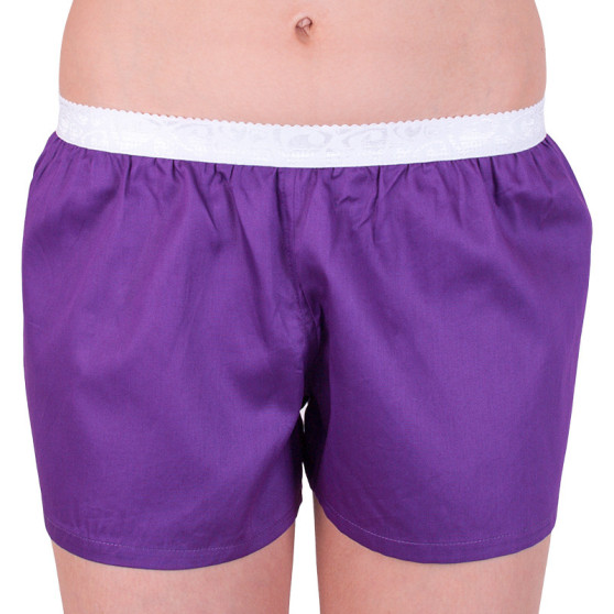 Shorts til kvinder Represent lilla (R8W-BOX-0708)