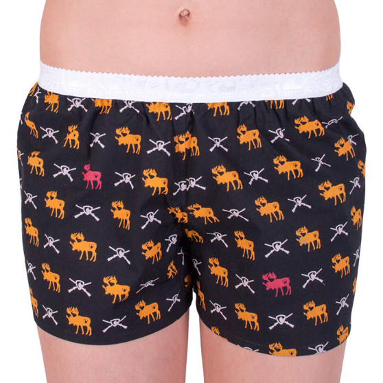 Shorts til kvinder Represent sort (R8W-BOX-0703)