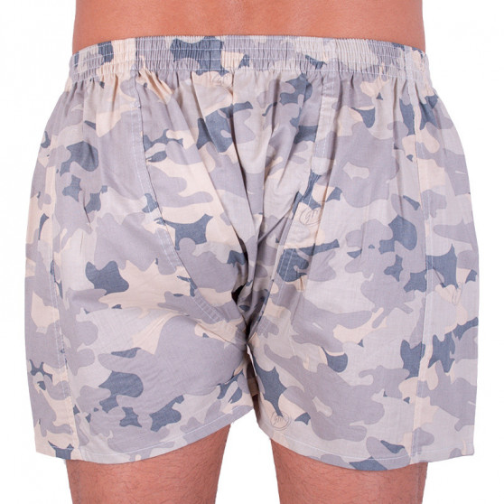 Boxershorts til mænd Styx art klassisk gummi beige camouflage (A557)