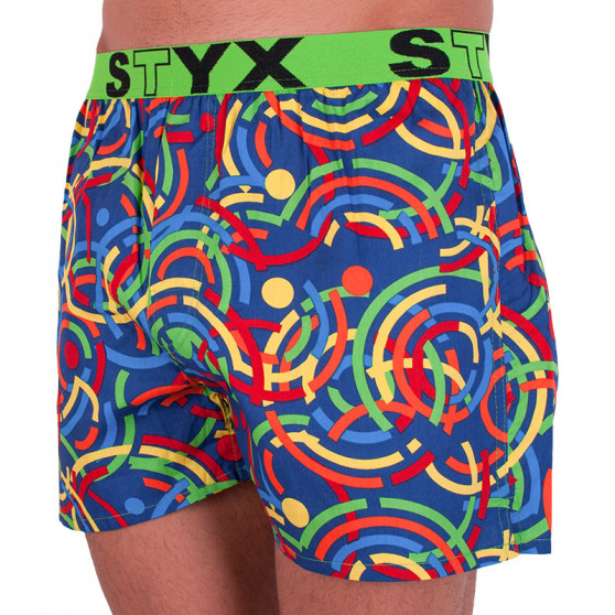 Boxershorts til mænd Styx kunst sport gummi farvet (B659)