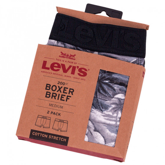 2PACK Boxershorts til mænd Levis flerfarvet (995005001 703)