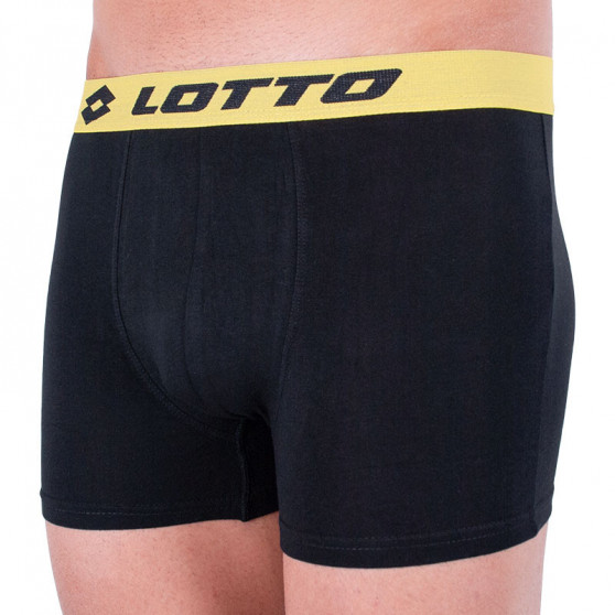 Boxershorts til mænd Lotto sort og gul (30.51.02.18d)