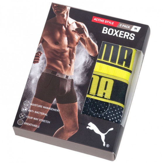 2PACK Boxershorts til mænd Puma sports flerfarvet (591010001 260)