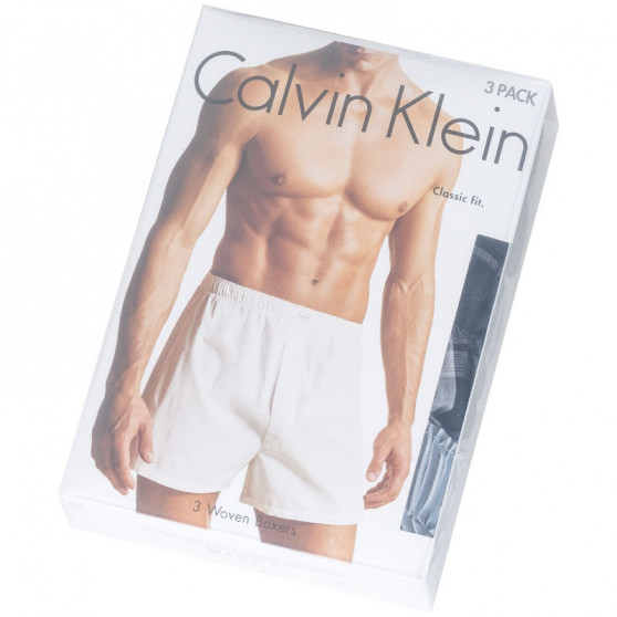 3PACK Boxershorts til mænd Calvin Klein classic fit flerfarvet (U1732A-TMM)