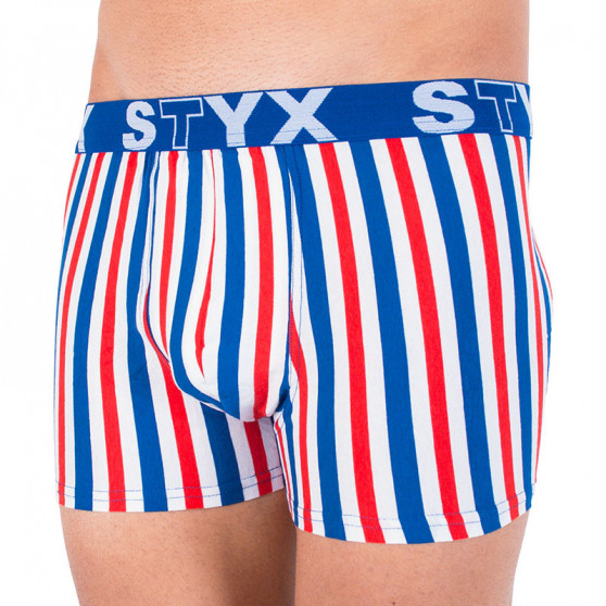 Boxershorts til mænd Styx lang sportselastik flerfarvet (U863)