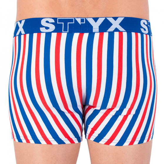 Boxershorts til mænd Styx lang sportselastik flerfarvet (U863)