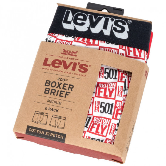 2PACK Boxershorts til mænd Levis flerfarvet (995010001 072)