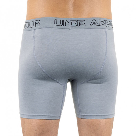 3PACK Boxershorts til mænd Under Armour grå (1277279 039)