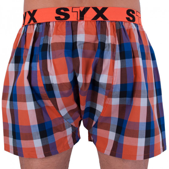 3PACK Boxershorts til mænd Styx sport elastik flerfarvet (B7100406)