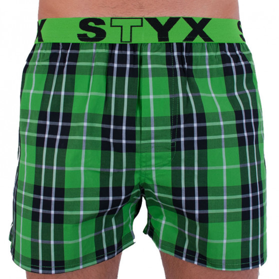 3PACK Boxershorts til mænd Styx sport elastik flerfarvet (B7100406)