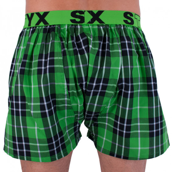 3PACK Boxershorts til mænd Styx sport elastik flerfarvet (B7100406)