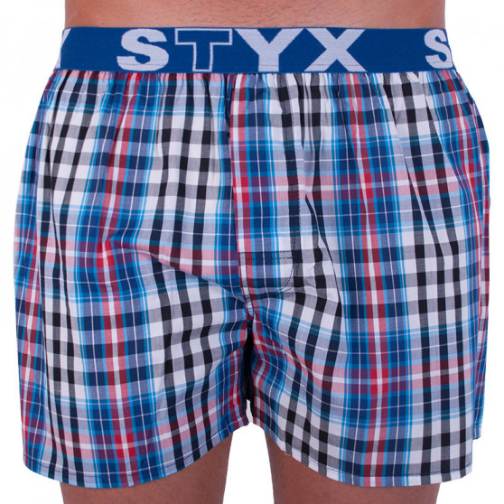 3PACK Boxershorts til mænd Styx sport elastik flerfarvet (B7100406)