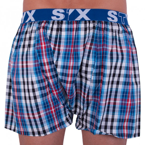 3PACK Boxershorts til mænd Styx sport elastik flerfarvet (B7100406)