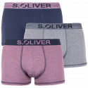 3PACK Boxershorts til mænd S.Oliver flerfarvet (26.899.97.4255.16B7)