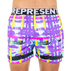 Boxershorts til mænd Represent exclusive Mike modern art purple