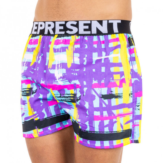 Boxershorts til mænd Represent exclusive Mike modern art purple