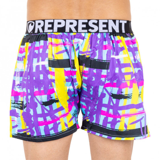 Boxershorts til mænd Represent exclusive Mike modern art purple