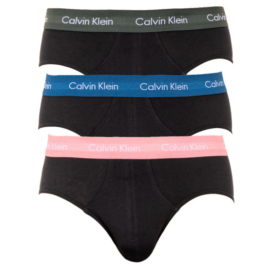 3PACK Trusser til mænd Calvin Klein sort (U2661G-HDL)