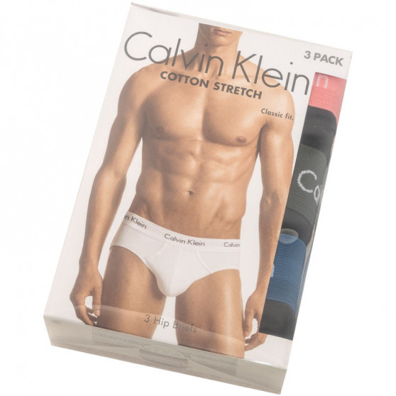 3PACK Trusser til mænd Calvin Klein sort (U2661G-HDL)