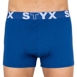 Boxershorts til mænd Styx sport elastik overstørrelse mørkeblå (R968)