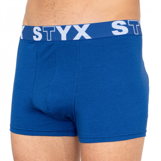 Boxershorts til mænd Styx sport elastik overstørrelse mørkeblå (R968)