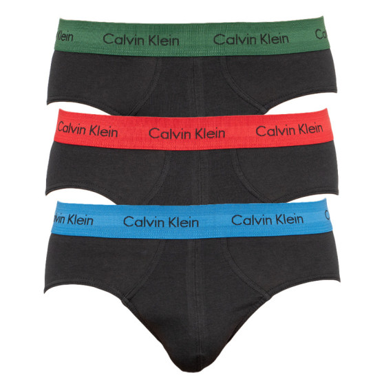 3PACK Trusser til mænd Calvin Klein sort (U2661G-BZP)