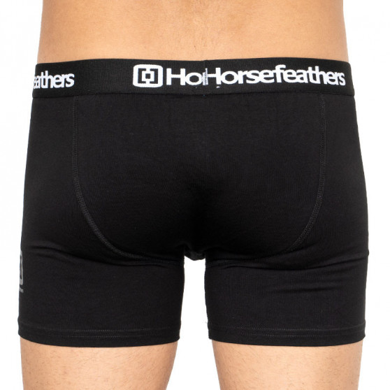 3PACK Boxershorts til mænd Horsefeathers sort (AM067A)