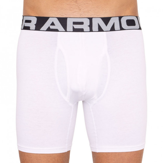 3PACK Boxershorts til mænd Under Armour hvid (1327426 100)