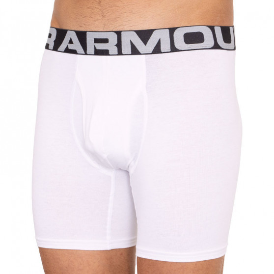 3PACK Boxershorts til mænd Under Armour hvid (1327426 100)