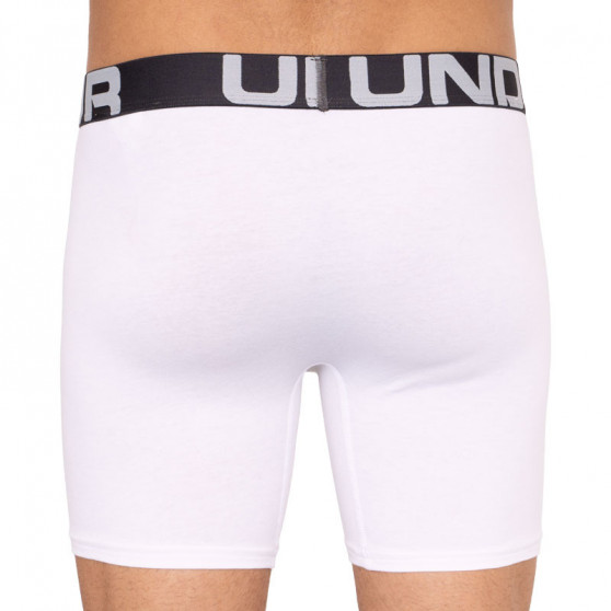 3PACK Boxershorts til mænd Under Armour hvid (1327426 100)