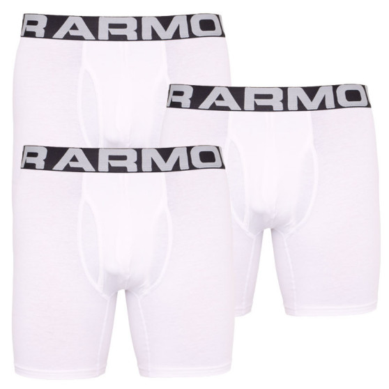 3PACK Boxershorts til mænd Under Armour hvid (1327426 100)