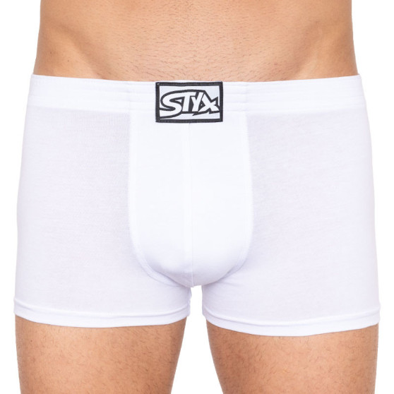 Boxershorts til mænd Styx classic elastic white (Q1061)