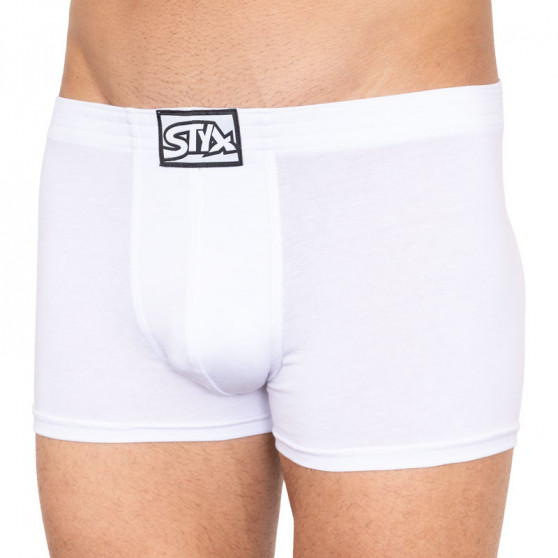 Boxershorts til mænd Styx classic elastic white (Q1061)