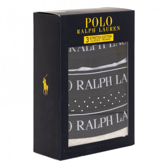 3PACK Boxershorts til mænd Ralph Lauren flerfarvet (714662050058)