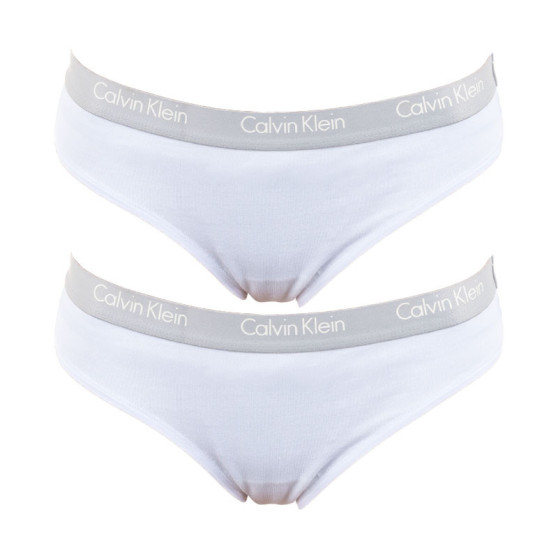 2PACK Dametrusser Calvin Klein hvid (QD3584E-100)