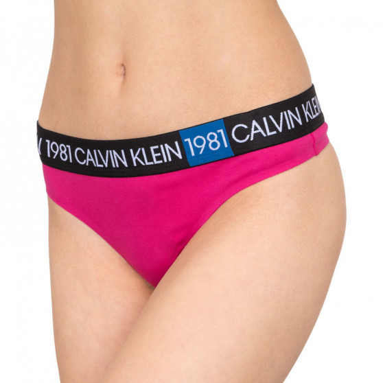 G-streng til kvinder Calvin Klein pink (QF5448E-8ZK)