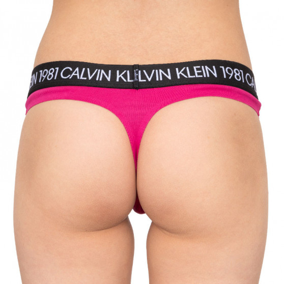 G-streng til kvinder Calvin Klein pink (QF5448E-8ZK)