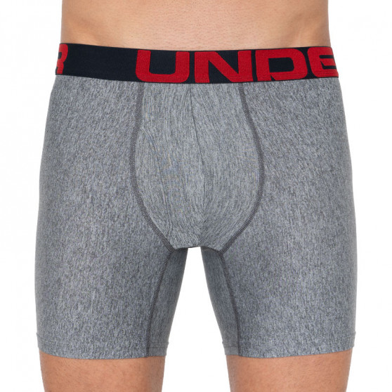 2PACK Boxershorts til mænd Under Armour grå (1327415 011)