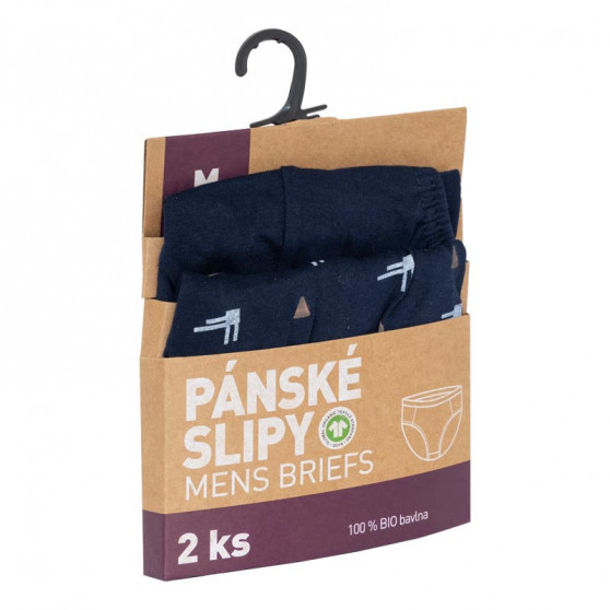 2PACK Trusser til mænd Molvy blå (KP-072-SBU)