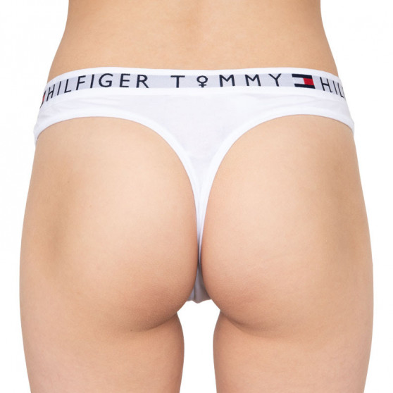 G-streng til kvinder Tommy Hilfiger hvid (UW0UW02220 YCD)