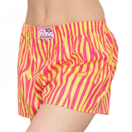 Dameshorts Styx art klassisk gummi yellow zebra (K654)