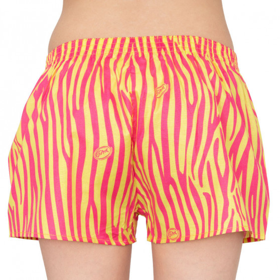 Dameshorts Styx art klassisk gummi yellow zebra (K654)