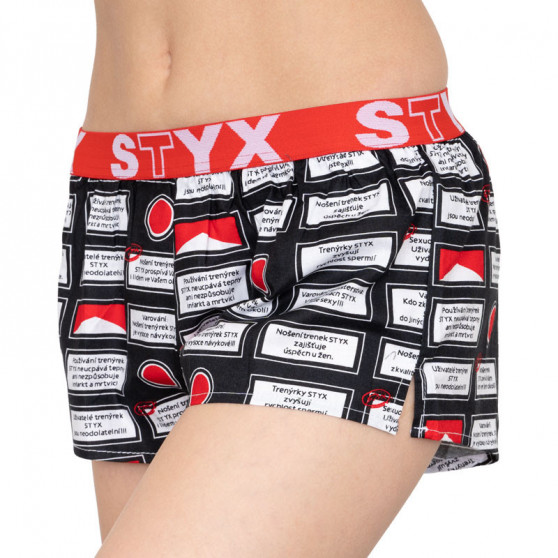 Dameshorts Styx kunst sport gummi advarsel (T553)