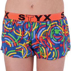 Dameshorts Styx art sports gummi flerfarvet (T659)