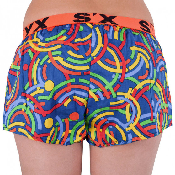 Dameshorts Styx art sports gummi flerfarvet (T659)