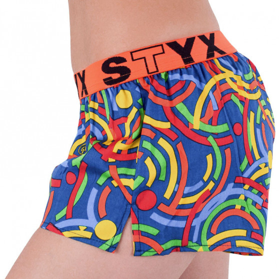 Dameshorts Styx art sports gummi flerfarvet (T659)