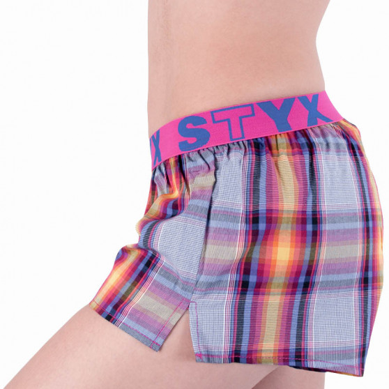 Dameshorts Styx sport gummi flerfarvet (T629)