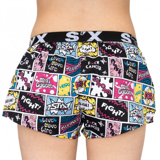 Dameshorts Styx art sports gummi Pink Bubble (T858)